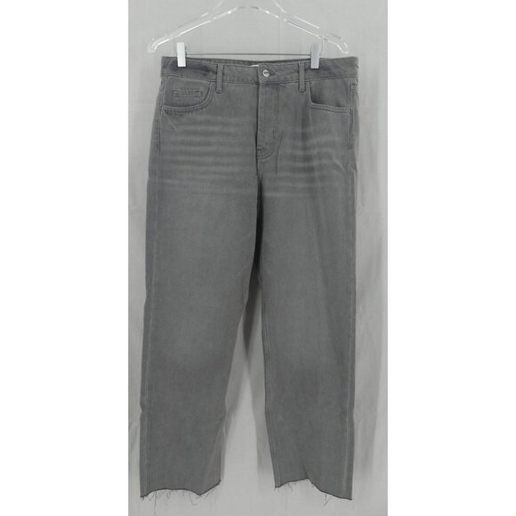BA&SH Womens 3 Jeans Aurel Wide Leg High Rise US Size 10 Gray NEW - Picture 2 of 12